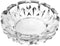 Crystal Cut Modern Clear Round Glass Ashtray 180 cm