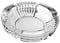 Crystal Cut Modern Clear Round Glass Ashtray 19.5*4.5 cm