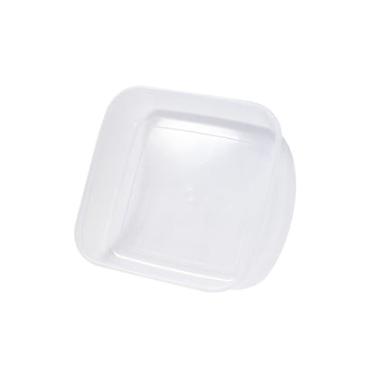 Multipurpose Clear Colour BPA Free Lunch Box Plastic Storage Box Food Container 1000 ml 18.5x18.5x4.8cm