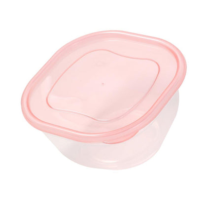 Multipurpose Clear Colour BPA Free Lunch Box Plastic Storage Box Food Container 900 ml 16.2x16.2x8.4cm
