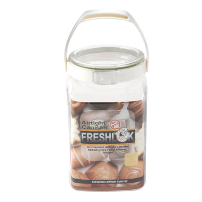 Multipurpose Clear Plastic Airtight Food Canisters Storage Container 3850 ml 16x13x27cm