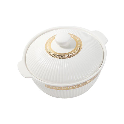 Ceramic Soup Tureen Casserole Dish Bowl Set of 3 Pcs 27/23/20 cm*12 cm