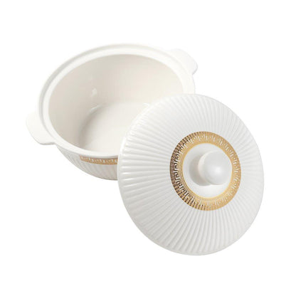 Ceramic Soup Tureen Casserole Dish Bowl Set of 3 Pcs 27/23/20 cm*12 cm