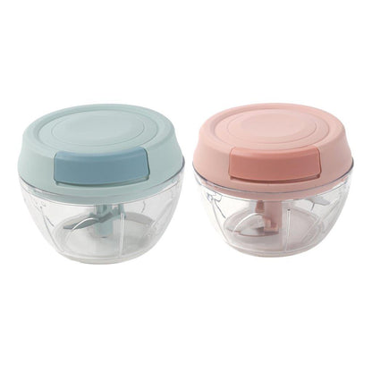 Plastic Garlic Press Vegetable Mincer Chopper 9.5*11 cm