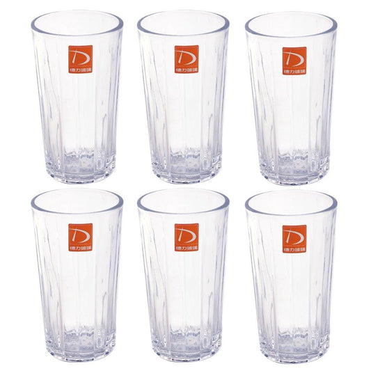 Premium Lead Free Glass Tumblers Set of 6 Pcs 335 ml