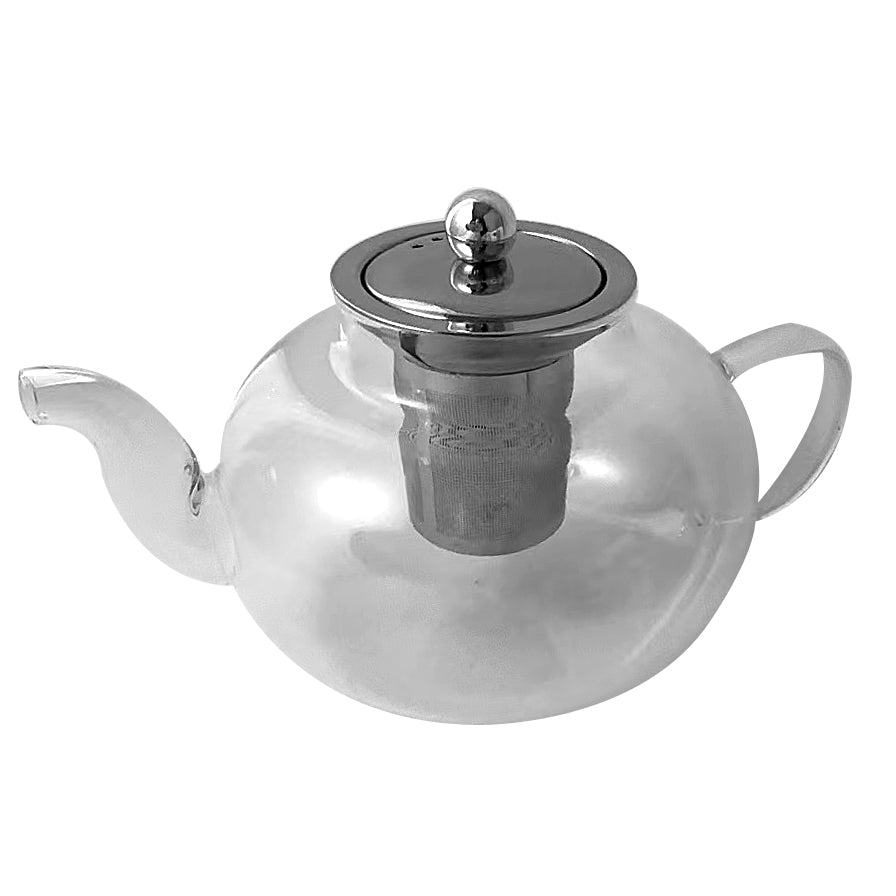 Glass Tea Pot kettle with Strainer Infuser 1000 ml
