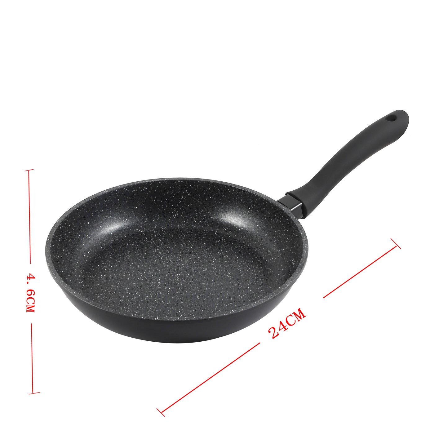 Granite Frypan Black - 24 cm