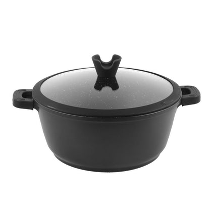 Granite Black Cooking Pot Induction - 32 cm