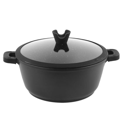 Granite Black Cooking Pot Induction - 36 cm