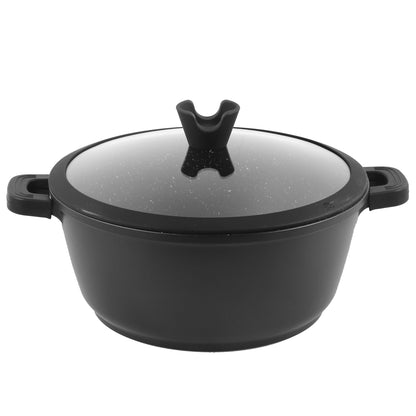 Granite Black Cooking Pot Induction - 40 cm