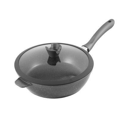 Frypan Wok Marble Grey 28 cm