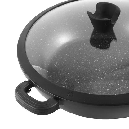 Low Casserole Black  40 cm