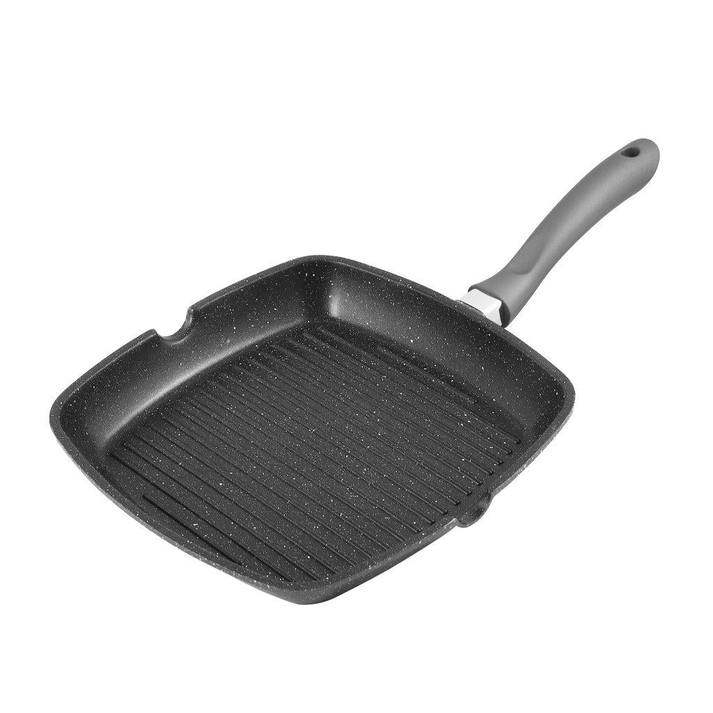 Granite Grill Pan - Grey  28 cm