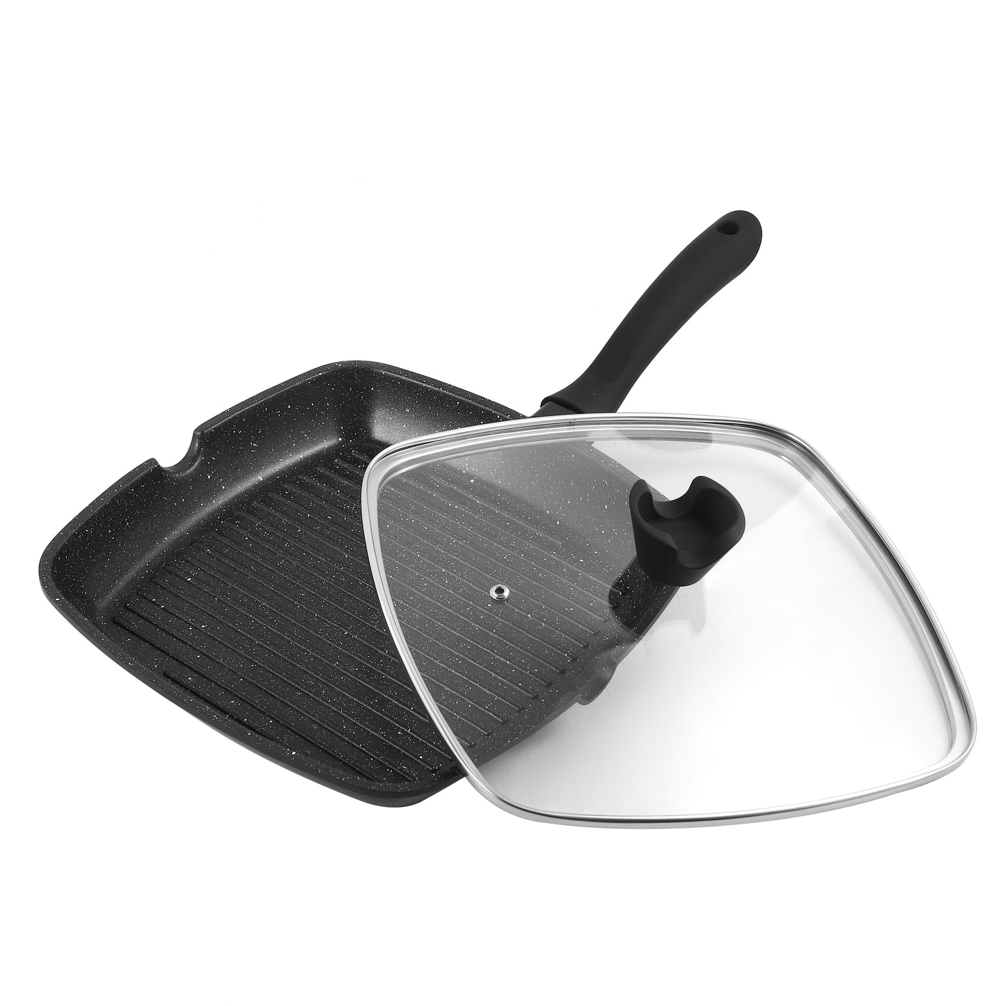 Granite Grill Pan - Black 28 cm
