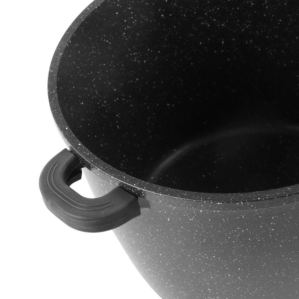 Granite Grey Stock Cooking Pot-  28 cm