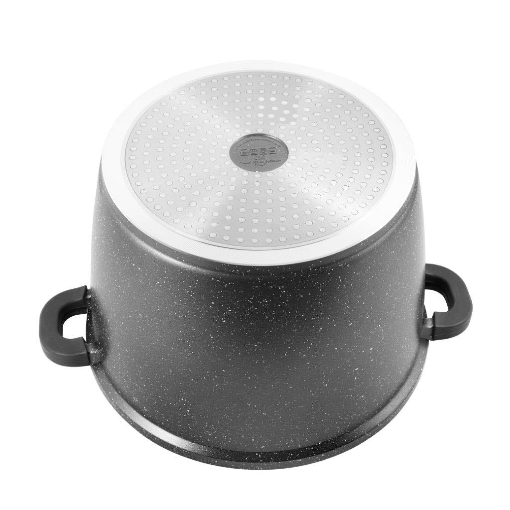 Granite Grey Stock Cooking Pot-  28 cm