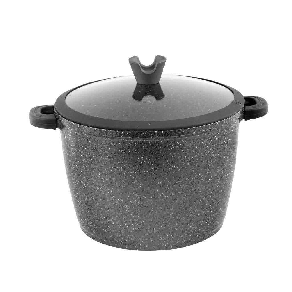 Granite Grey Stock Cooking Pot-  28 cm