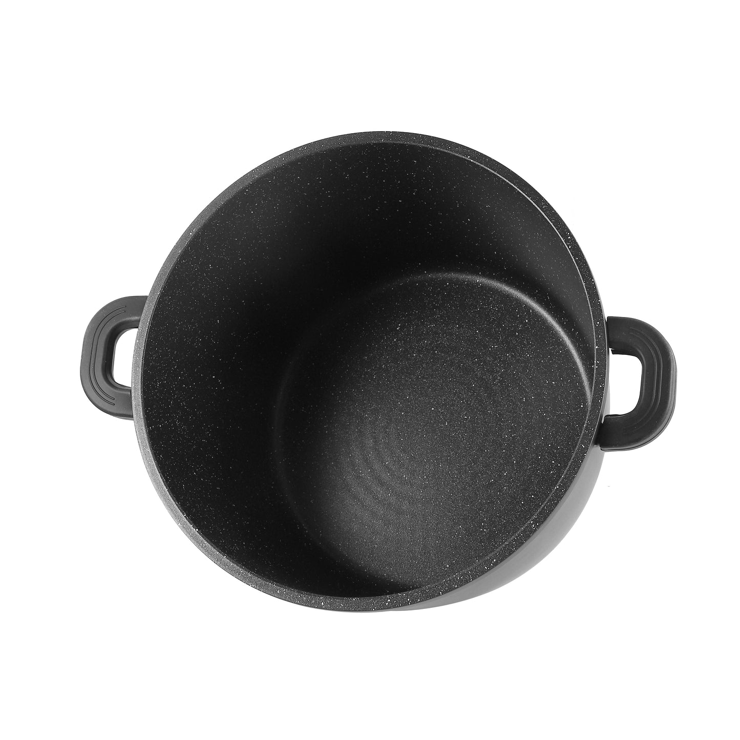 Granite Black Stock Cooking Pot-  28 cm
