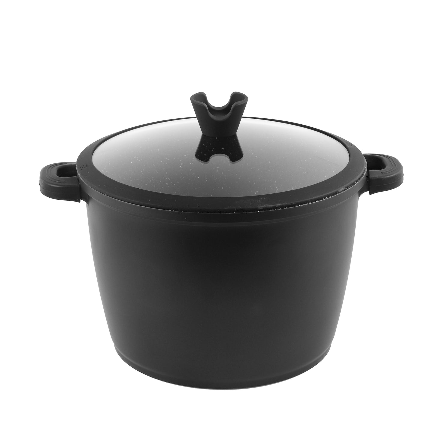 Granite Black Stock Cooking Pot-  28 cm
