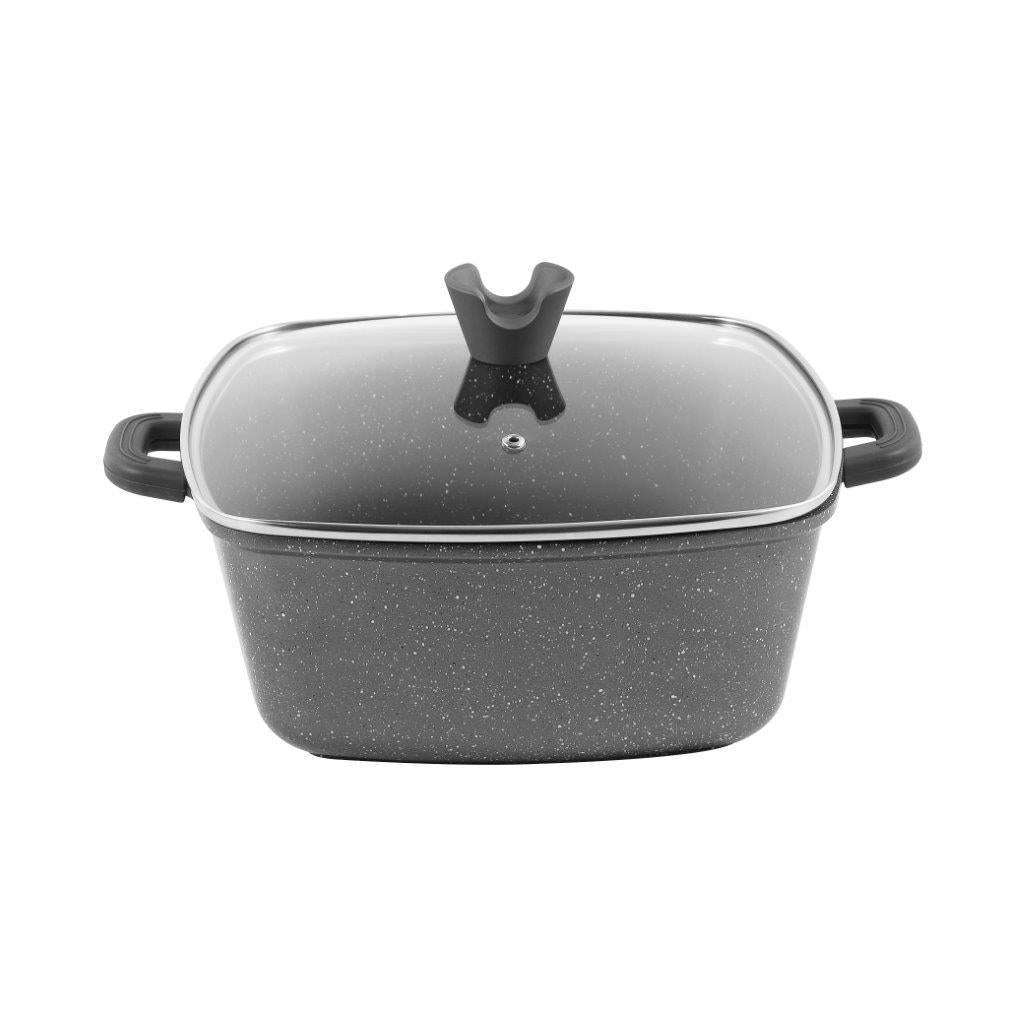 Granite Frying Pot Grey - 28 cm