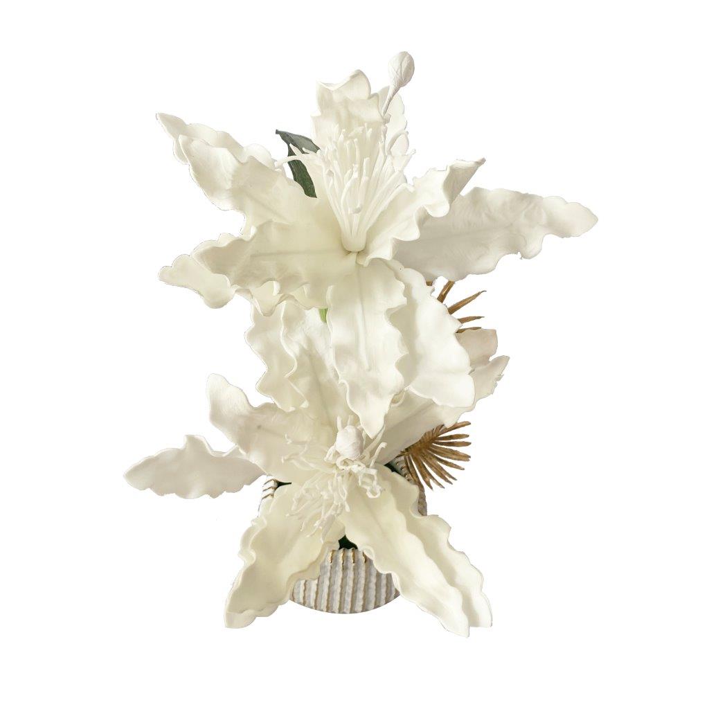 Realistic Touch Artificial Plant Flower Pot Home Interior Deco 42 cm