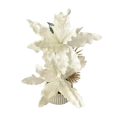 Realistic Touch Artificial Plant Flower Pot Home Interior Deco 42 cm