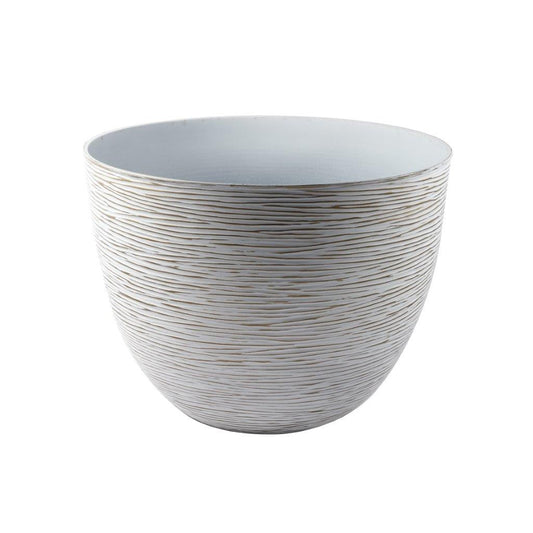 Plastic Gold Plant Caddy Flower Pot Planter 40*30 cm