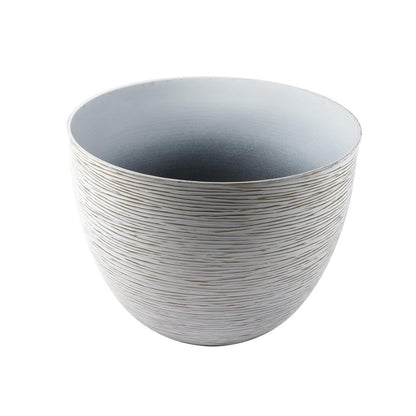 Plastic Gold Plant Caddy Flower Pot Planter 40*30 cm