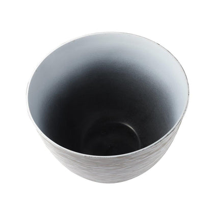 Plastic Gold Plant Caddy Flower Pot Planter 40*30 cm