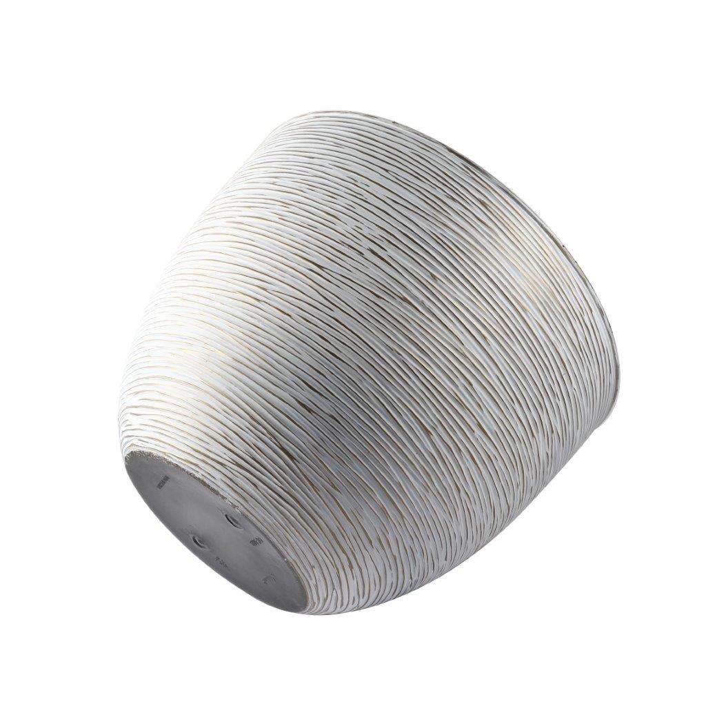 Plastic Gold Plant Caddy Flower Pot Planter 40*30 cm