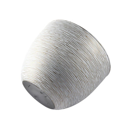 Plastic Gold Plant Caddy Flower Pot Planter 40*30 cm