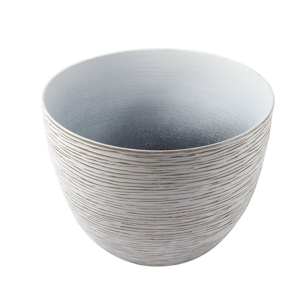 Plastic Gold Plant Caddy Flower Pot Planter 30*23 cm