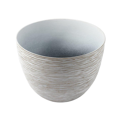 Plastic Gold Plant Caddy Flower Pot Planter 30*23 cm