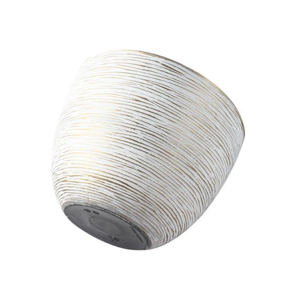 Plastic Gold Plant Caddy Flower Pot Planter 30*23 cm