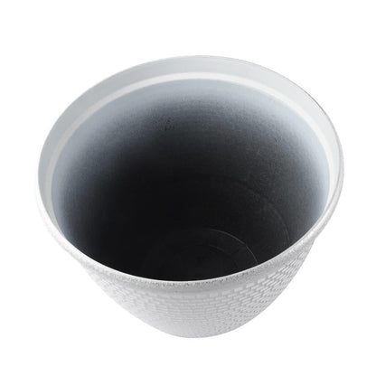 Plastic Silver Plant Caddy Flower Pot Planter 35.5*29 cm