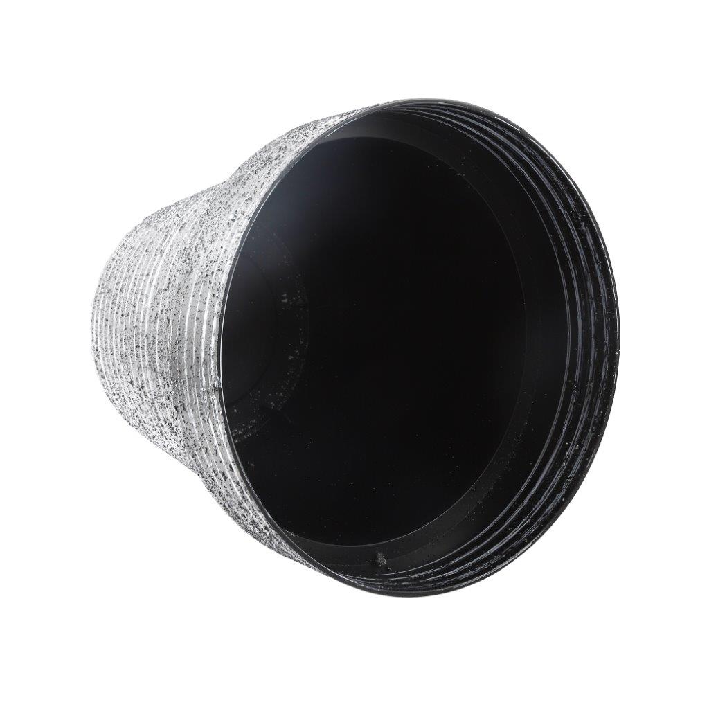 Plastic Black Plant Caddy Flower Pot Planter 28*26 cm