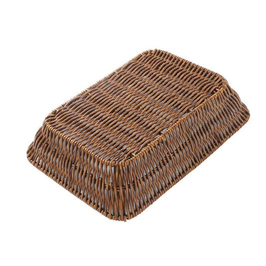 Handmade Wicker Basket Rattan Fruit Basket 28*20.5*7