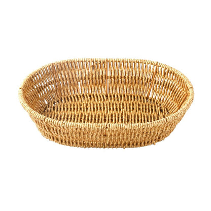 Handmade Wicker Basket Rattan Fruit Basket 28.5*20*8