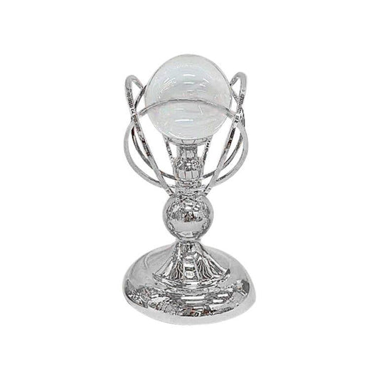 Elegant Metal Craft Glass Sphere Wedding Table Centrepiece 13*24 cm