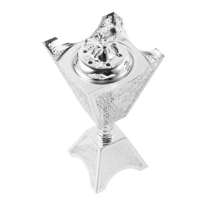 Essential Oil and Incense Burner Diffuser Metal Decor Craft 10*10*21.5 cm