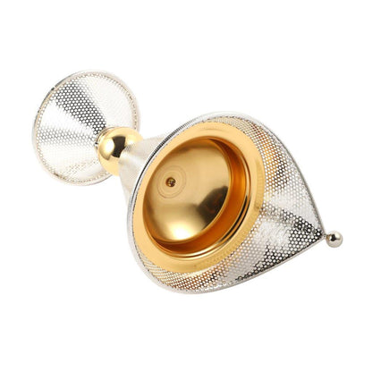 Essential Oil and Incense Burner Diffuser Metal Decor Craft 14*14*26 cm