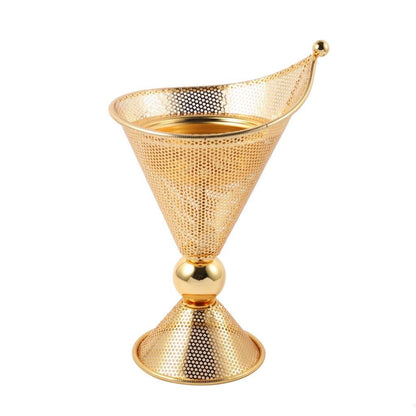 Essential Oil and Incense Burner Diffuser Metal Decor Craft 14*14*26 cm