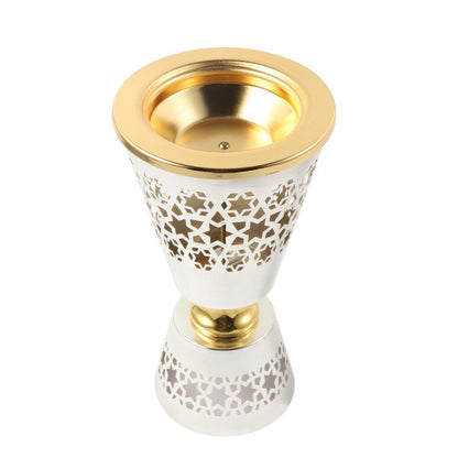 Essential Oil and Incense Burner Diffuser Metal Decor Craft 12.5*12.5*23.5 cm