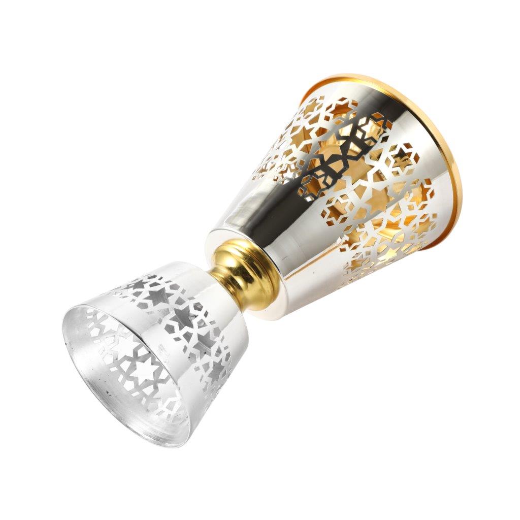 Essential Oil and Incense Burner Diffuser Metal Decor Craft 12.5*12.5*23.5 cm