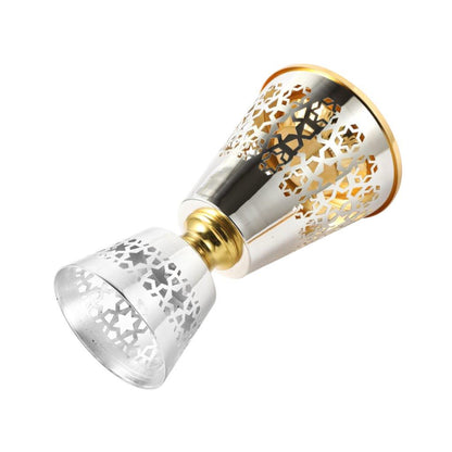 Essential Oil and Incense Burner Diffuser Metal Decor Craft 12.5*12.5*23.5 cm