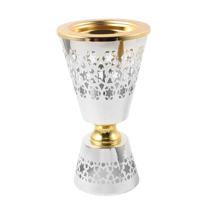 Essential Oil and Incense Burner Diffuser Metal Decor Craft 12.5*12.5*23.5 cm