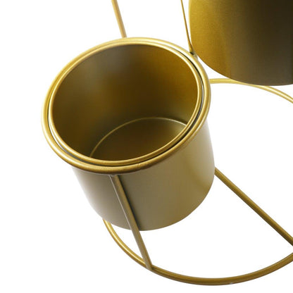 Home Decor Gold Metal Corner Plant Stand ** Inspect 40*80 cm