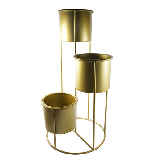 Home Decor Gold Metal Corner Plant Stand ** Inspect 40*80 cm