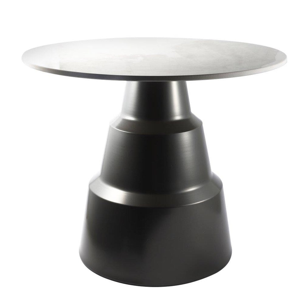 Metal Marbletop Abstract Design Round Centre Table Coffee Table 78*78*40/58*58*50 cm