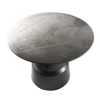 Metal Marbletop Abstract Design Round Centre Table Coffee Table 78*78*40/58*58*50 cm